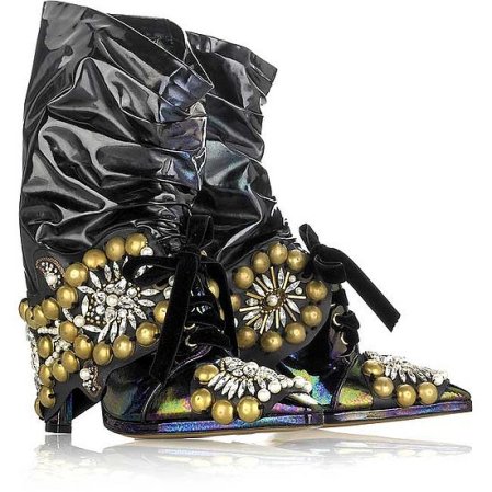 Christian Lacroix Motorcycle-Style Boots